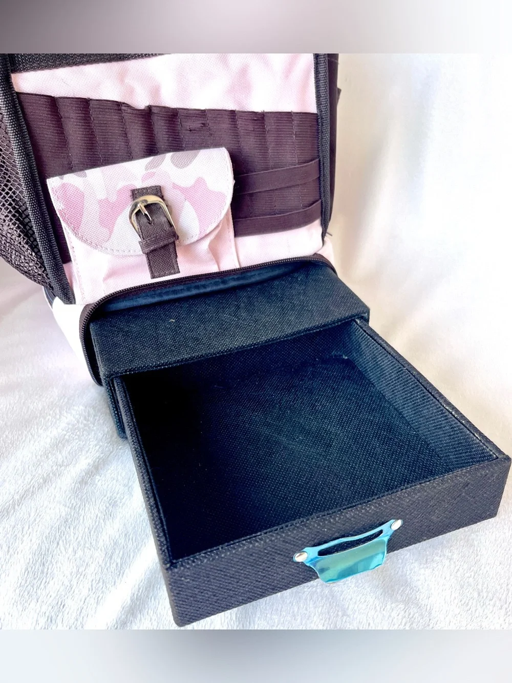 AMM Original Tote-Ally Cool On-the-Go Tower Craft Organizer Bag Pink Camo